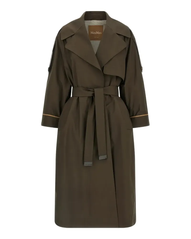 Max Mara belted trench coat - Grün Grün