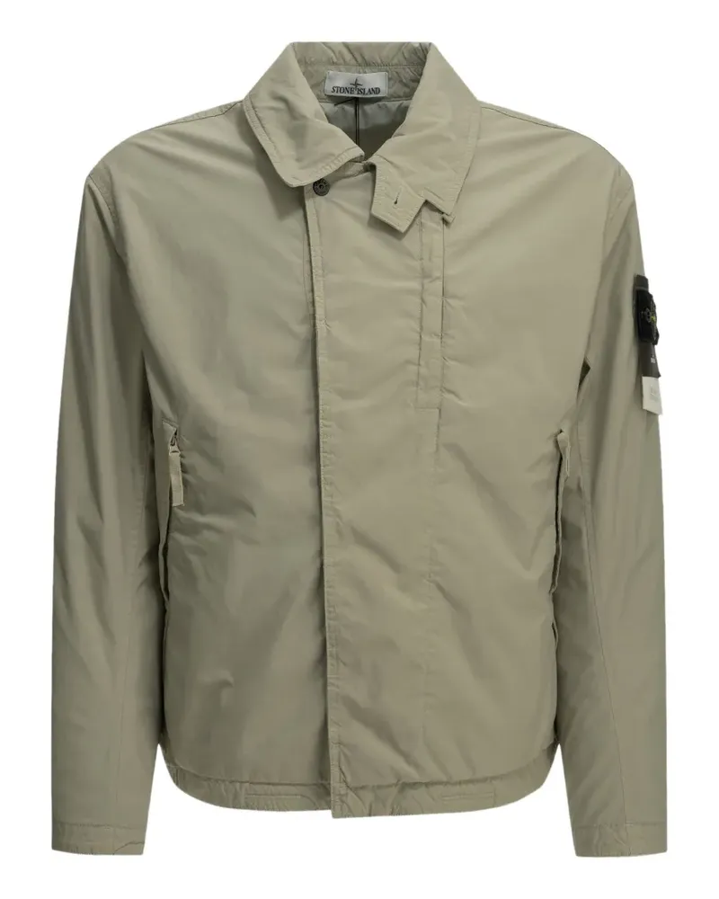 Stone Island Q100011 Light Compact T Touch Poly-TC Jacke - Grün Grün