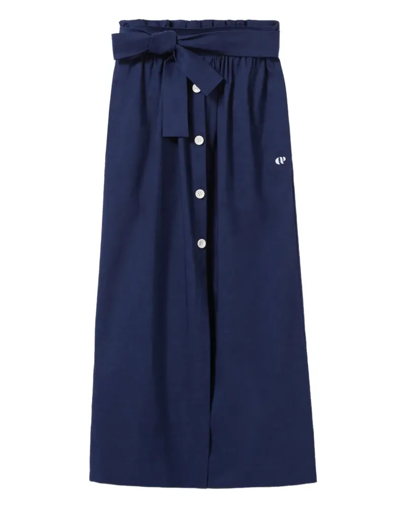 Claudie Pierlot Bestickter Rock - Blau Blau