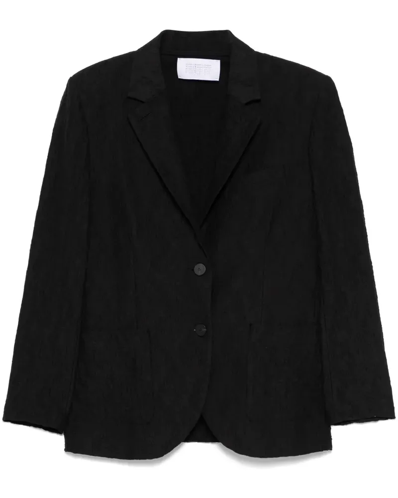 Harris Wharf London Klassischer Blazer - Schwarz Schwarz