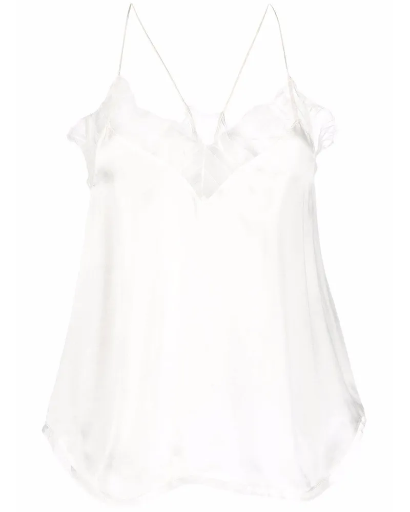 IRO Camisole-Top aus Spitze Weiß