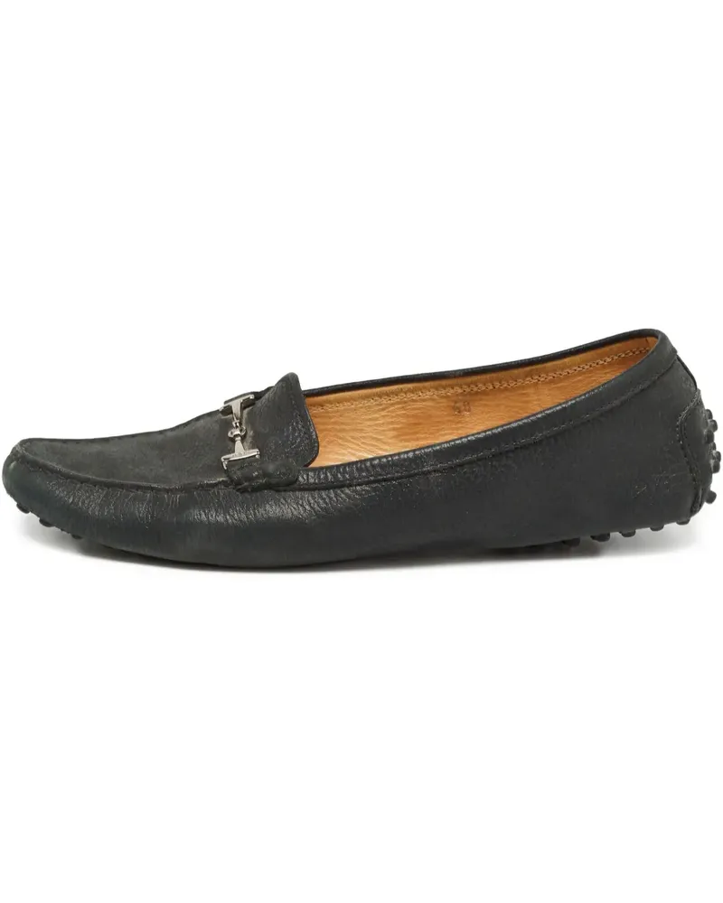 TOD'S Pre-owned Loafer mit Horsebit-Detail - Schwarz Schwarz
