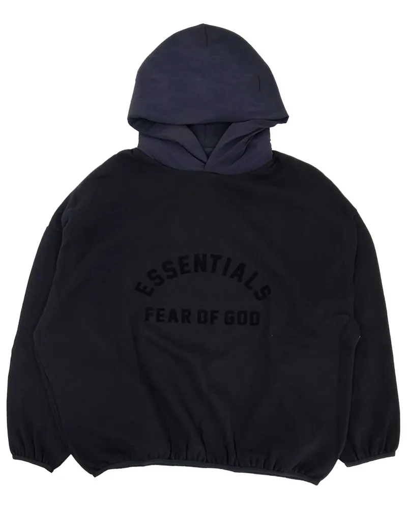 Fear of God Hoodie mit Logo-Patch - Schwarz Schwarz
