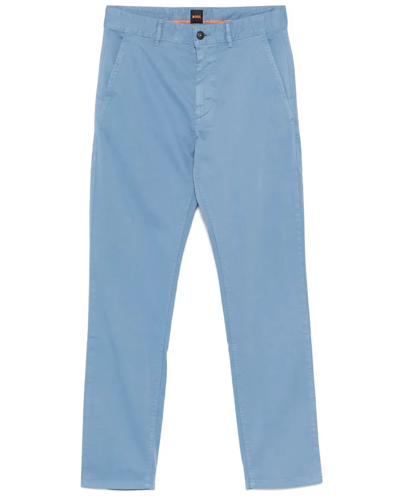 HUGO BOSS Schmale Chino - Blau Blau
