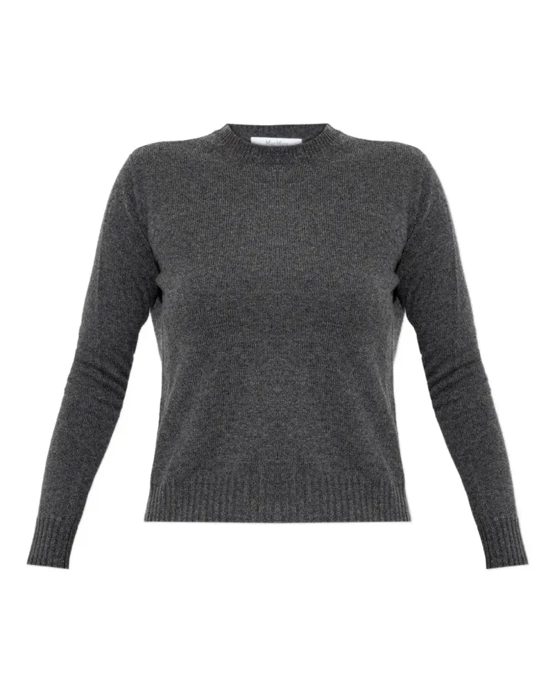 Max Mara Pullover aus Kaschmirgarn - Dunkelgrau Grau