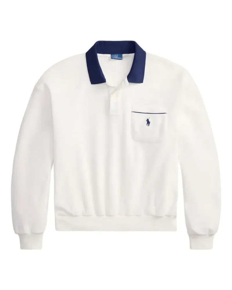 Ralph Lauren Frottee-Poloshirt - Weiß Weiß