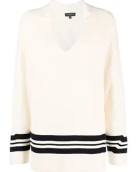 Rag & Bone Oversized-Pullover mit Streifen Nude