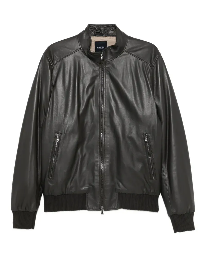 BARBA Dakota Lederjacke - Braun Braun