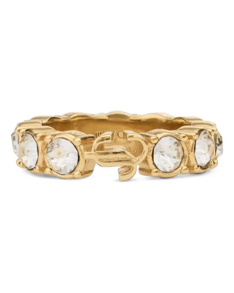 Jimmy Choo JC Ring mit Kristallen - Gold Gold