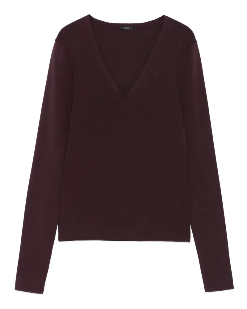 Joseph Pullover mit V-Ausschnitt - Rot Rot