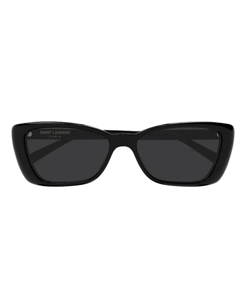 Saint Laurent SL943 Sonnenbrille mit eckigem Gestell - Schwarz Schwarz