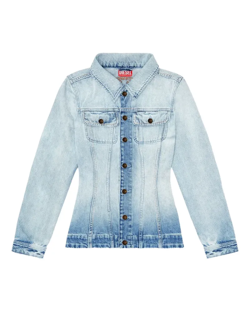 Diesel hourglass-silhouette denim jacket - Blau Blau