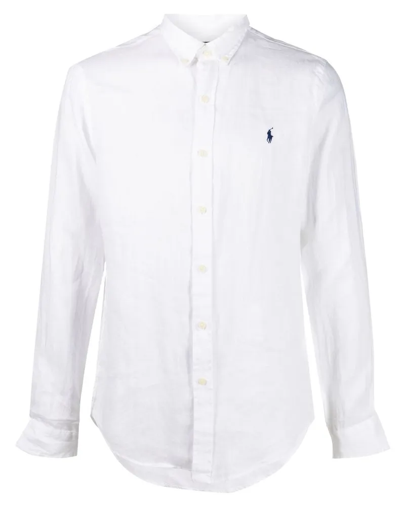 Ralph Lauren Hemd aus Popeline - Weiß Weiß