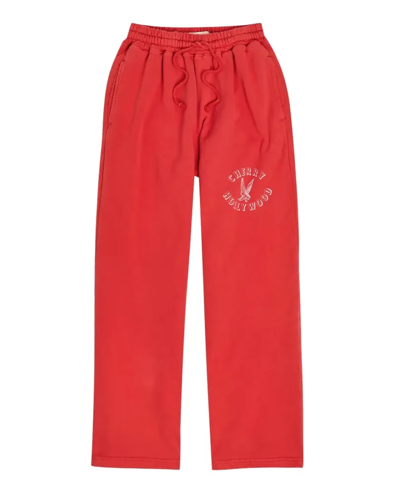 CHERRY LA Jogginghose mit Logo-Print - Rot Rot