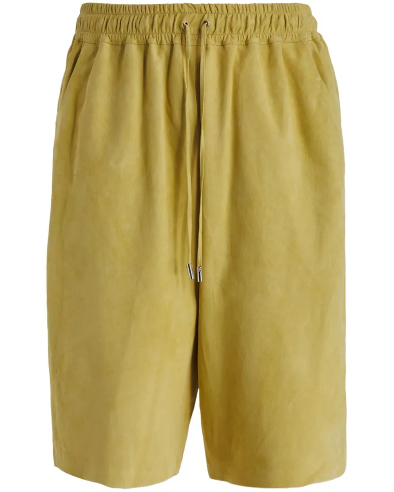 DESA Shorts aus Wildleder - Gelb Gelb