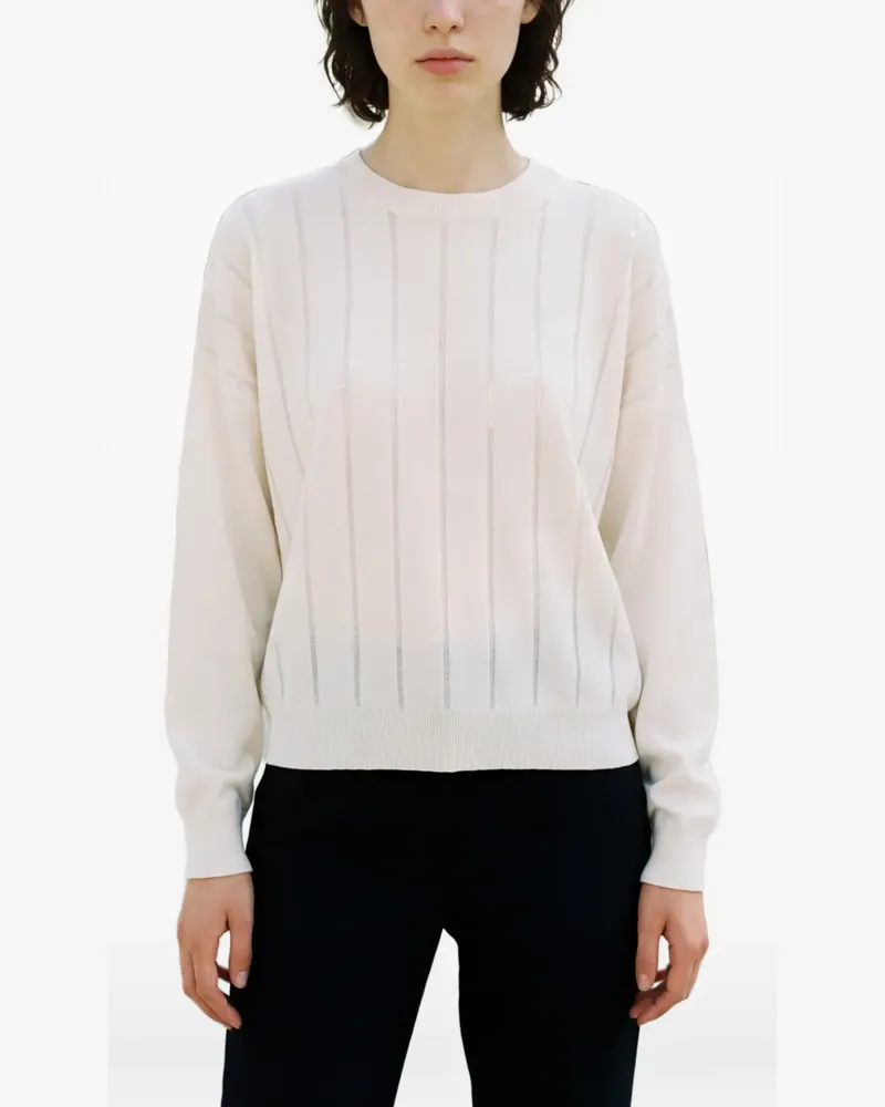 Brunello Cucinelli crew neck sweater - Nude Nude