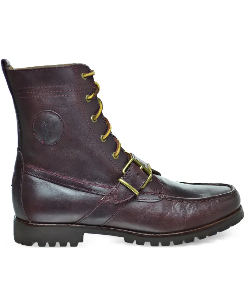 Ralph Lauren Stiefel mit Schnallenverschluss - Rot Rot