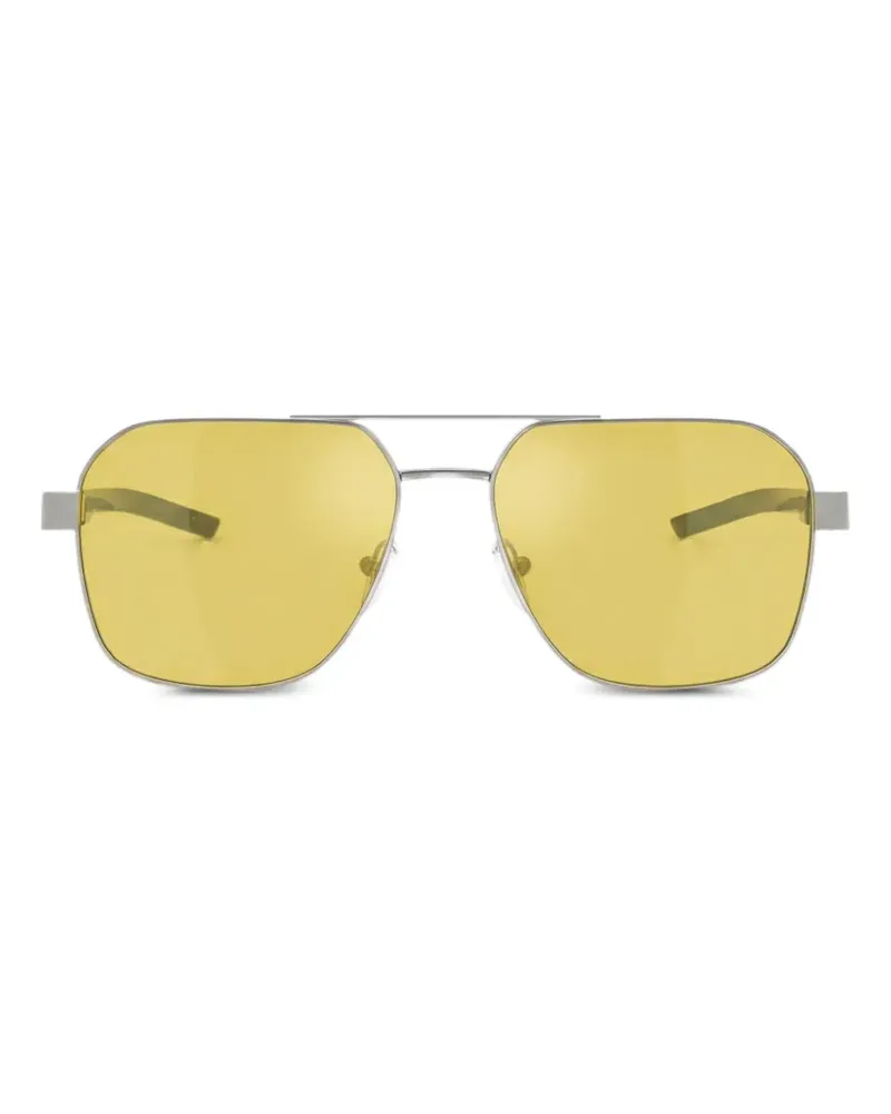 Ferrari Sonnenbrille mit Doppelsteg - Silber Silber