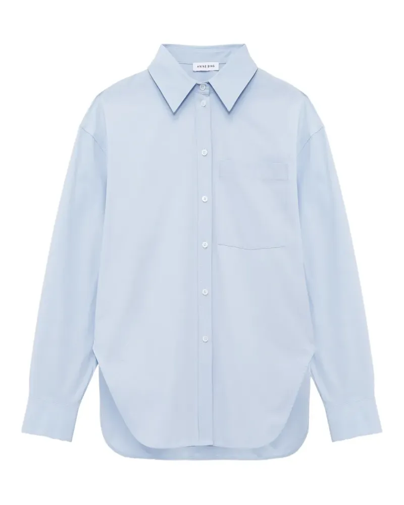 Anine Bing Scott Hemd - Blau Blau