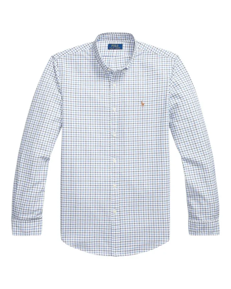Ralph Lauren Kariertes Hemd - Weiß Weiß
