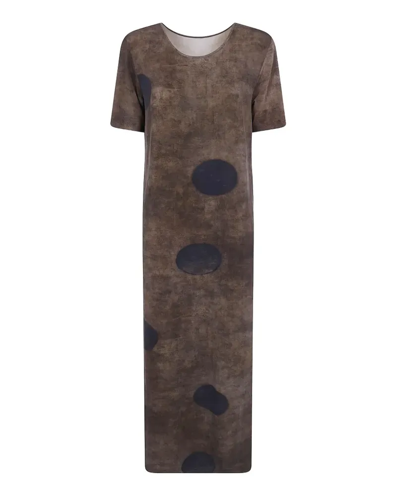Uma Wang polka-dot print maxi dress - Braun Braun