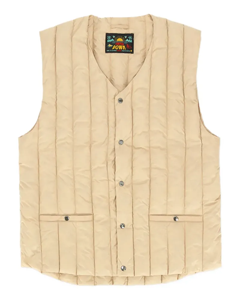 Fortela Birdie quilted padded gilet - Nude Nude