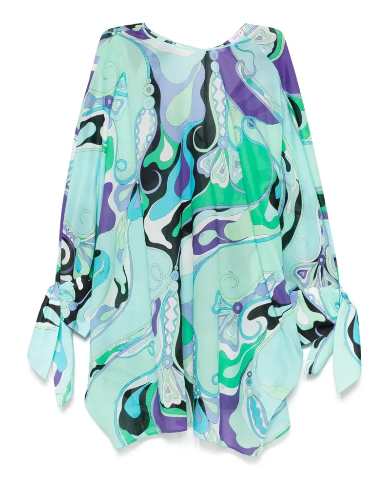 Emilio Pucci Minikleid mit Print - Grün Grün