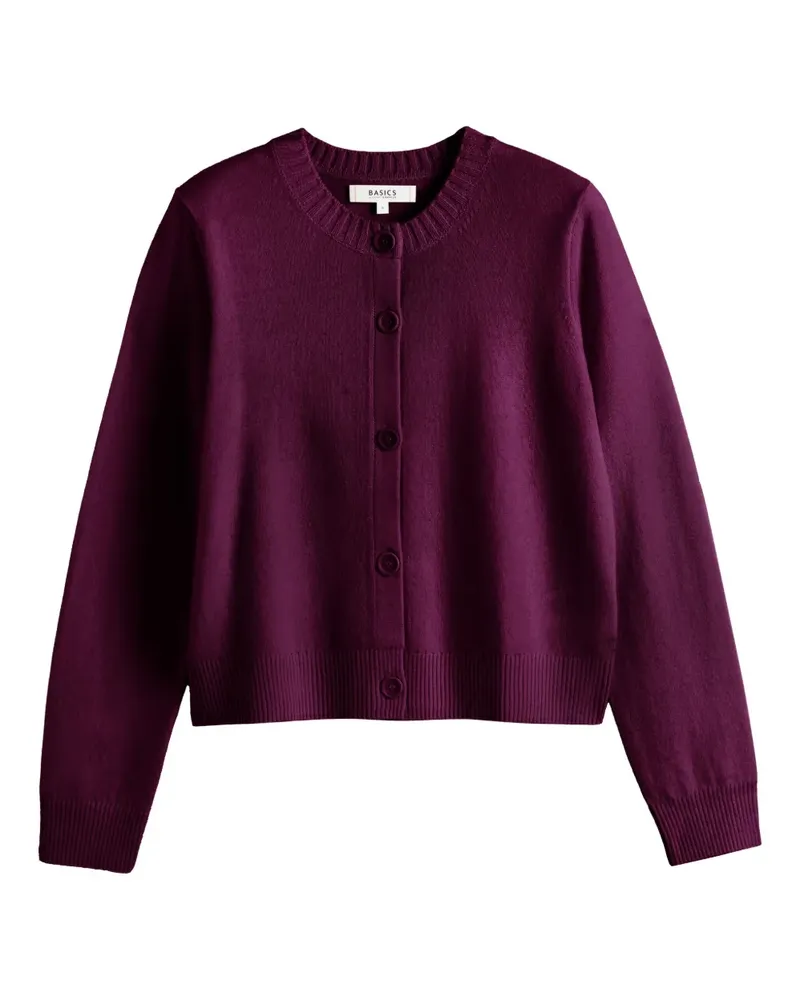 Chinti & Parker Cardigan mit Rundhalsausschnitt - Violett Violett