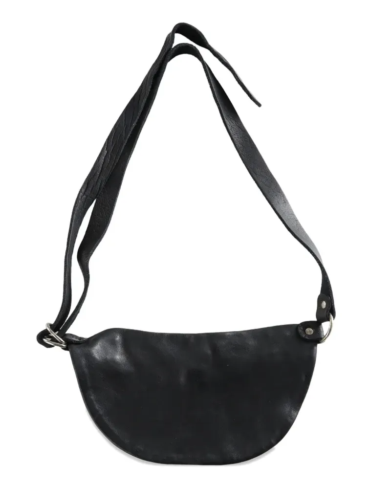 GUIDI Q100 leather belt bag - Schwarz Schwarz