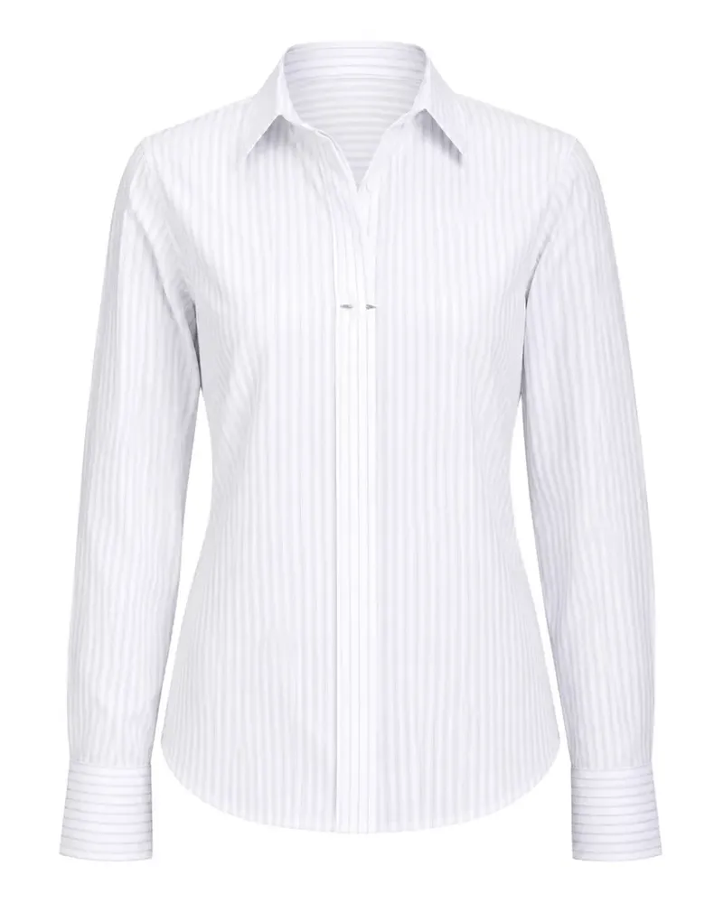 Barbara Bui striped long-sleeve shirt - Weiß Weiß