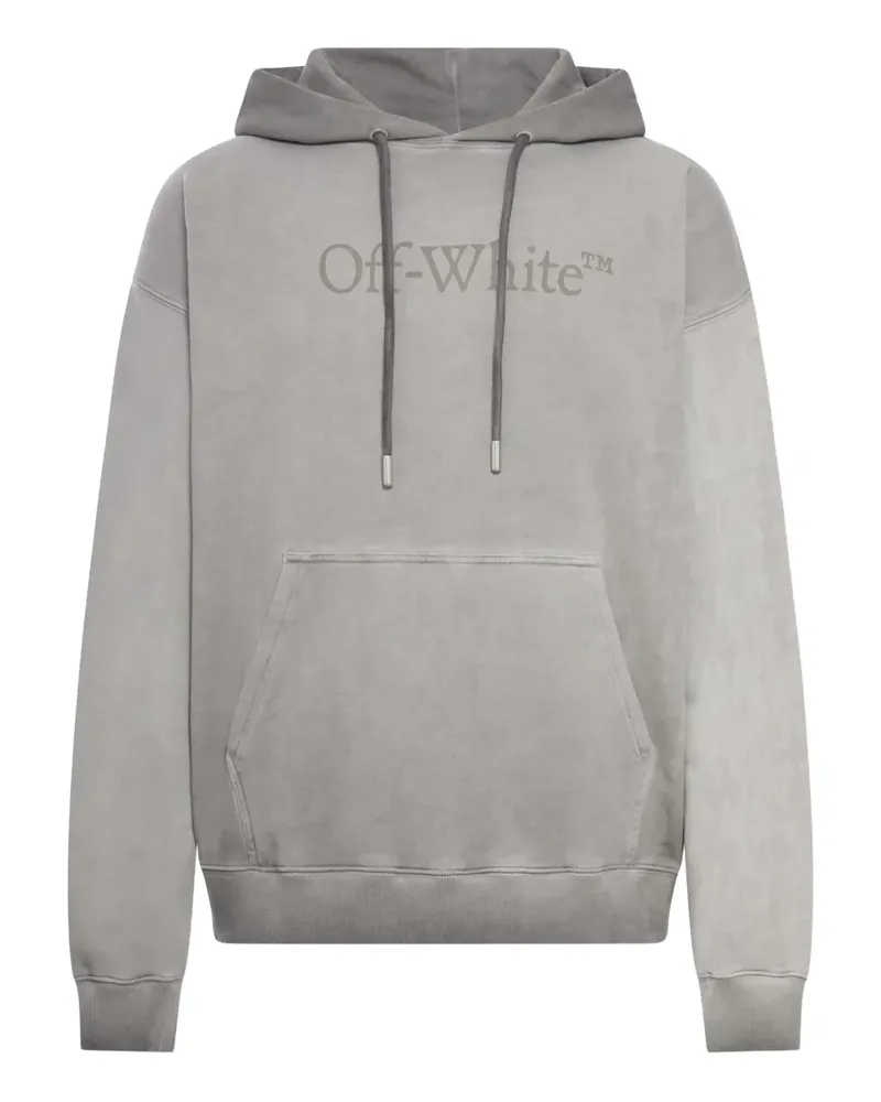 OFF-WHITE Hoodie mit Logo-Print - Grau Grau