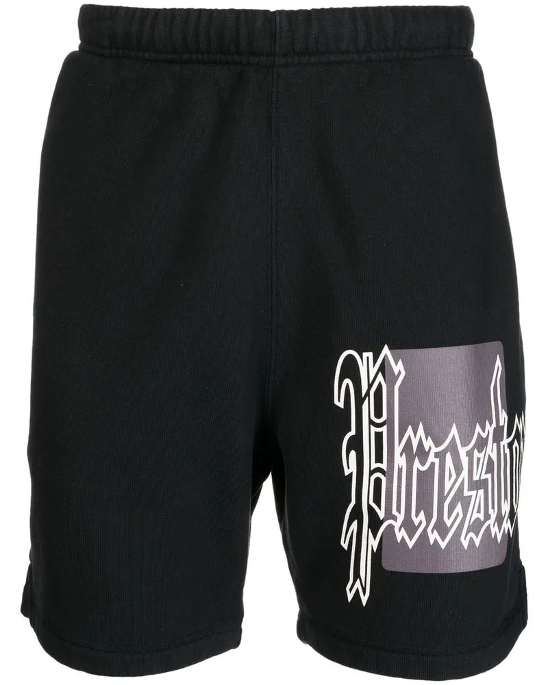 Heron Preston Joggingshorts mit Logo-Print - Schwarz Schwarz