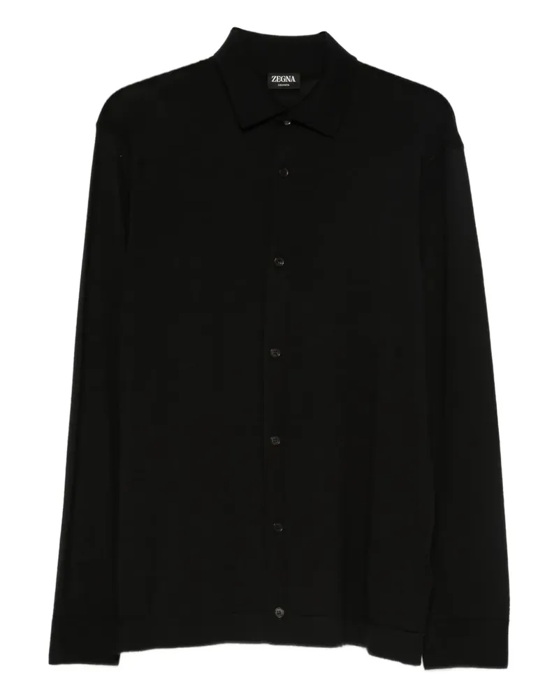 Ermenegildo Zegna long-sleeve shirt - Schwarz Schwarz