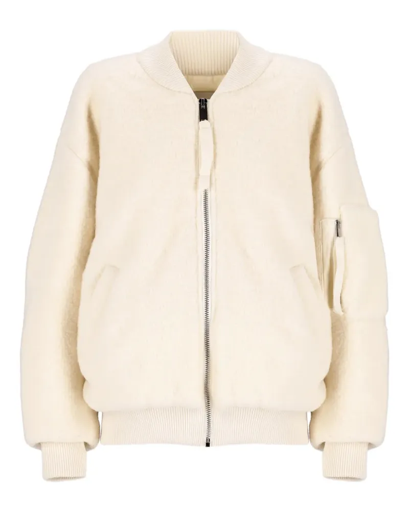Laneus Bomberjacke aus Bouclé - Nude Nude
