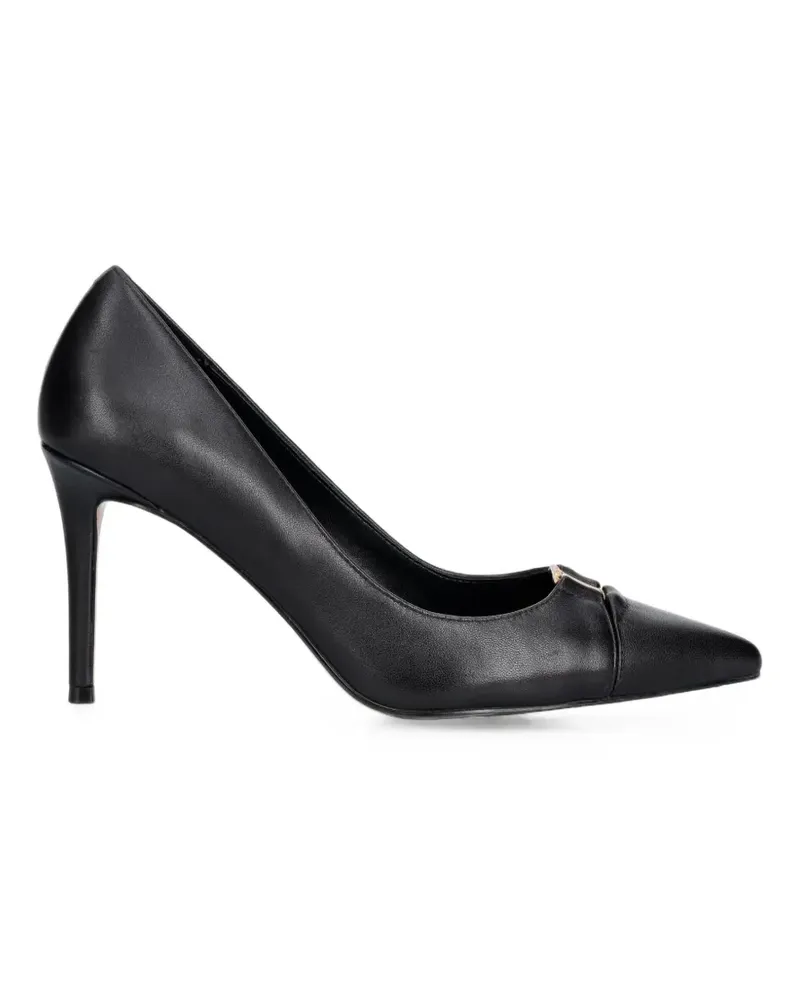 Twin-Set logo-plaque pointed-toe pumps - Schwarz Schwarz