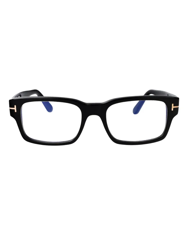 Tom Ford Brille mit eckigem Gestell - Schwarz Schwarz