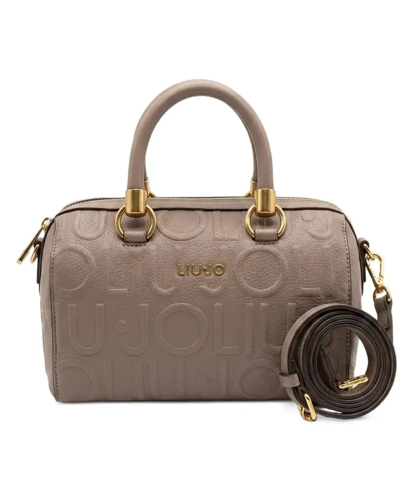 Liu Jo Kleine Handtasche mit Logo - Nude Nude