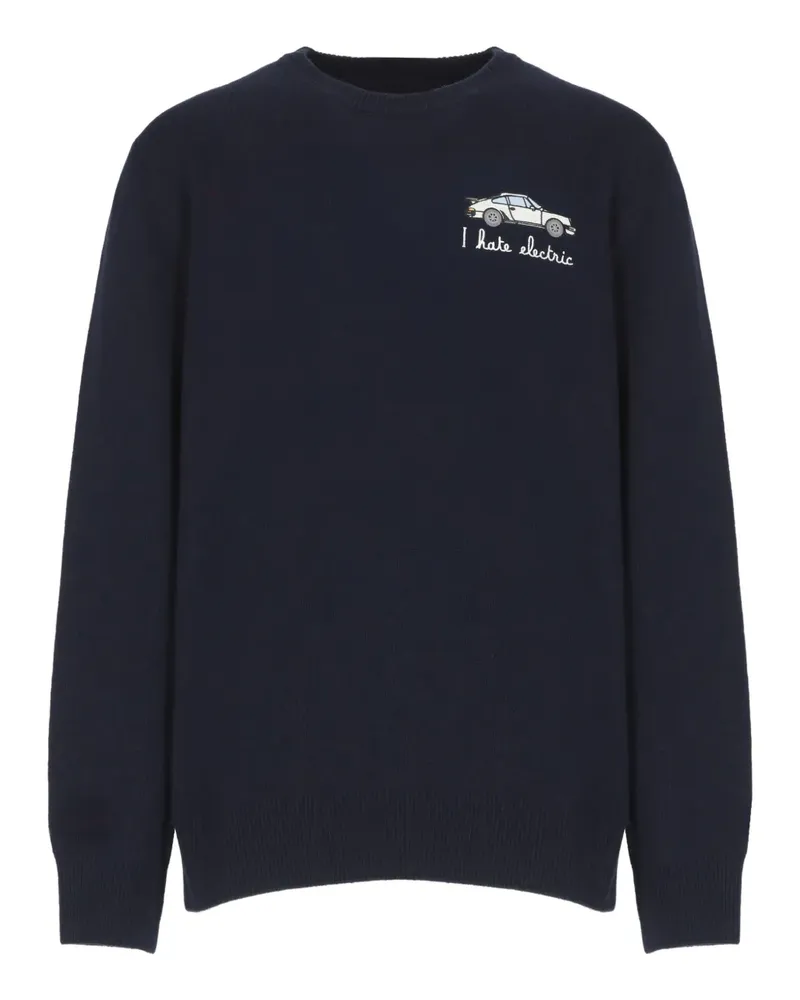 MC2 Saint Barth crew-neck embroidered sweater - Blau Blau