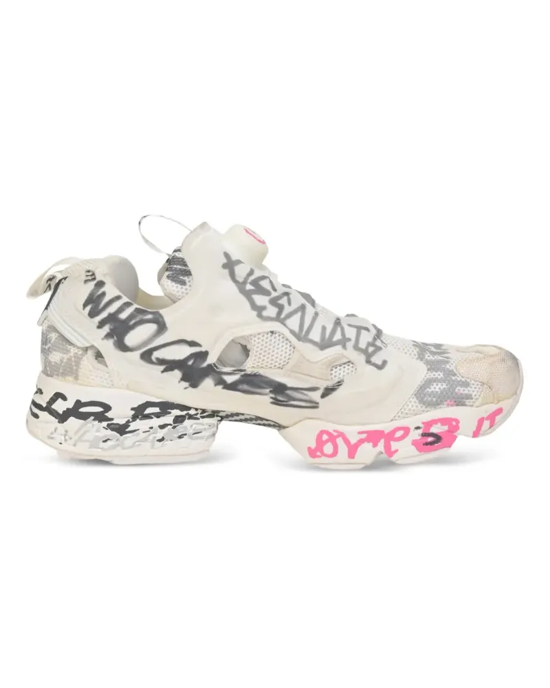 VETEMENTS Instapump Fury sneakers - Weiß Weiß