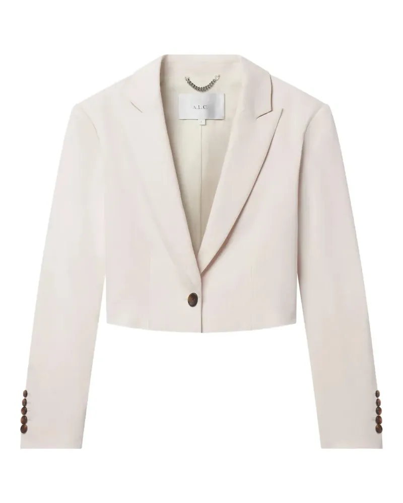 A.L.C. Cam Cropped-Jacke - Weiß Weiß
