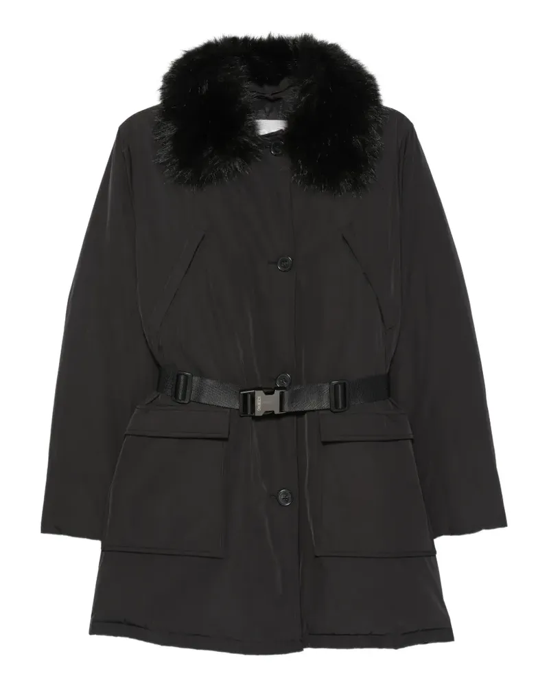 Iceberg Mantel mit Gürtel - Schwarz Schwarz