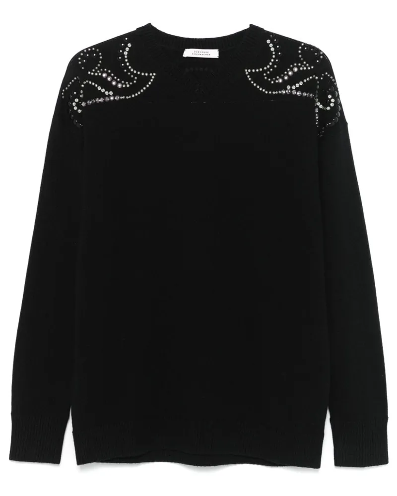Dorothee Schumacher Verzierter Statements Pullover - Schwarz Schwarz