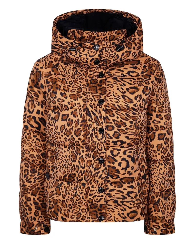 Twin-Set Steppjacke mit Leoparden-Print - Braun Braun