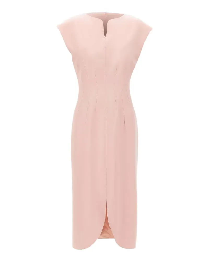 NISSA V-neck slit dress - Rosa Rosa