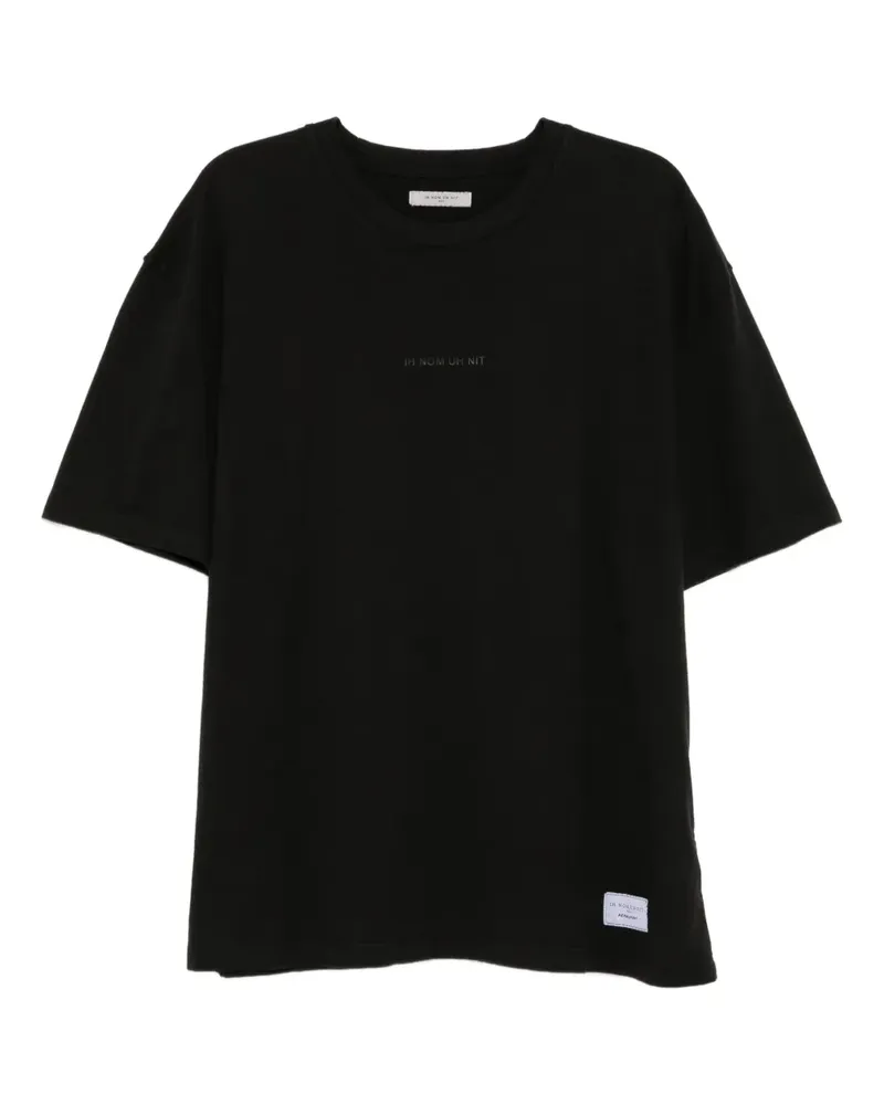 IH NOM UH NIT T-Shirt mit Logo - Schwarz Schwarz