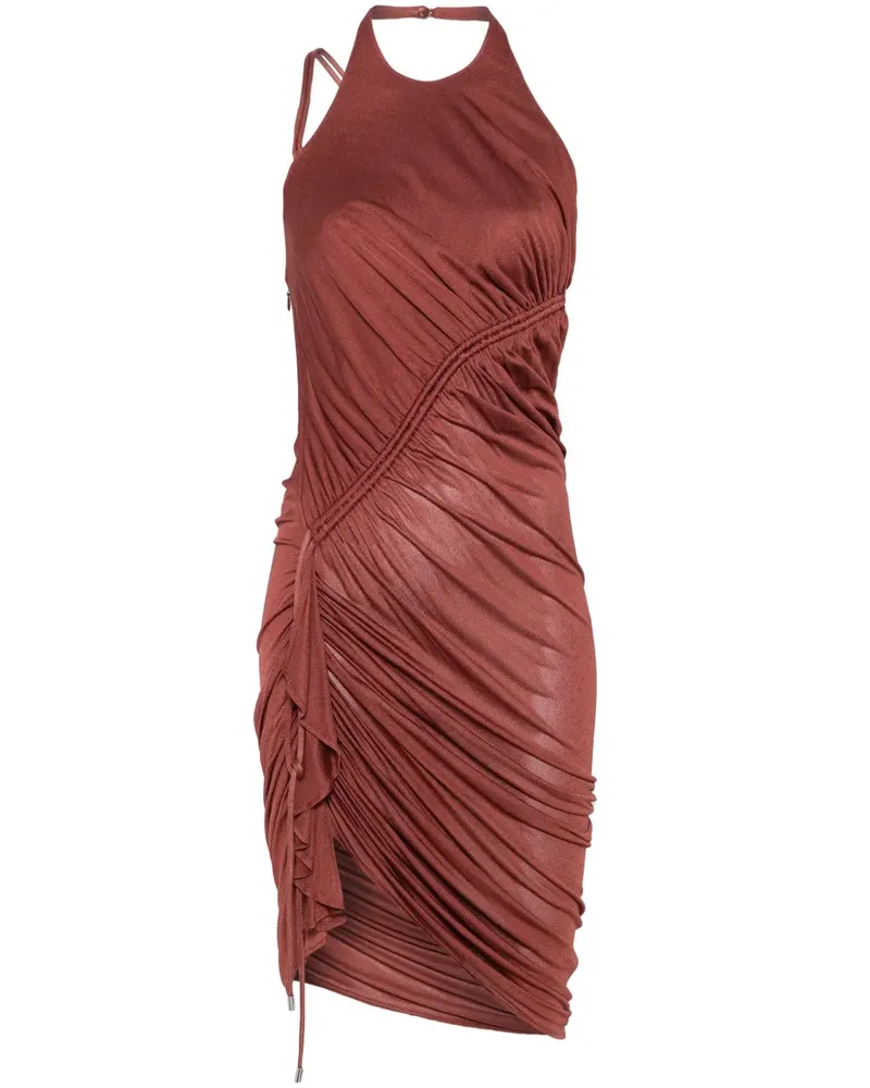 Blumarine Minikleid mit Raffung - Rot Rot