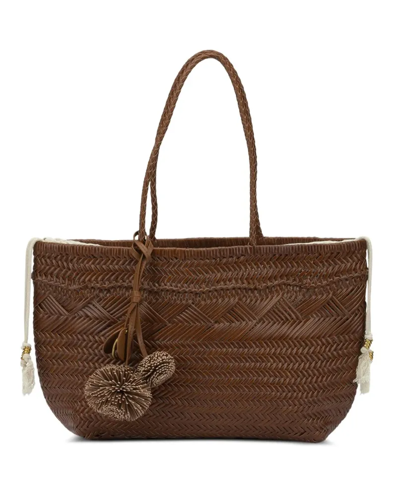Gianni Chiarini Paloma woven shoulder bag - Braun Braun