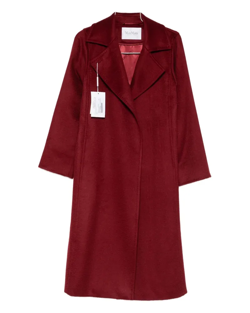 Max Mara Mantel mit fallendem Revers - Rot Rot