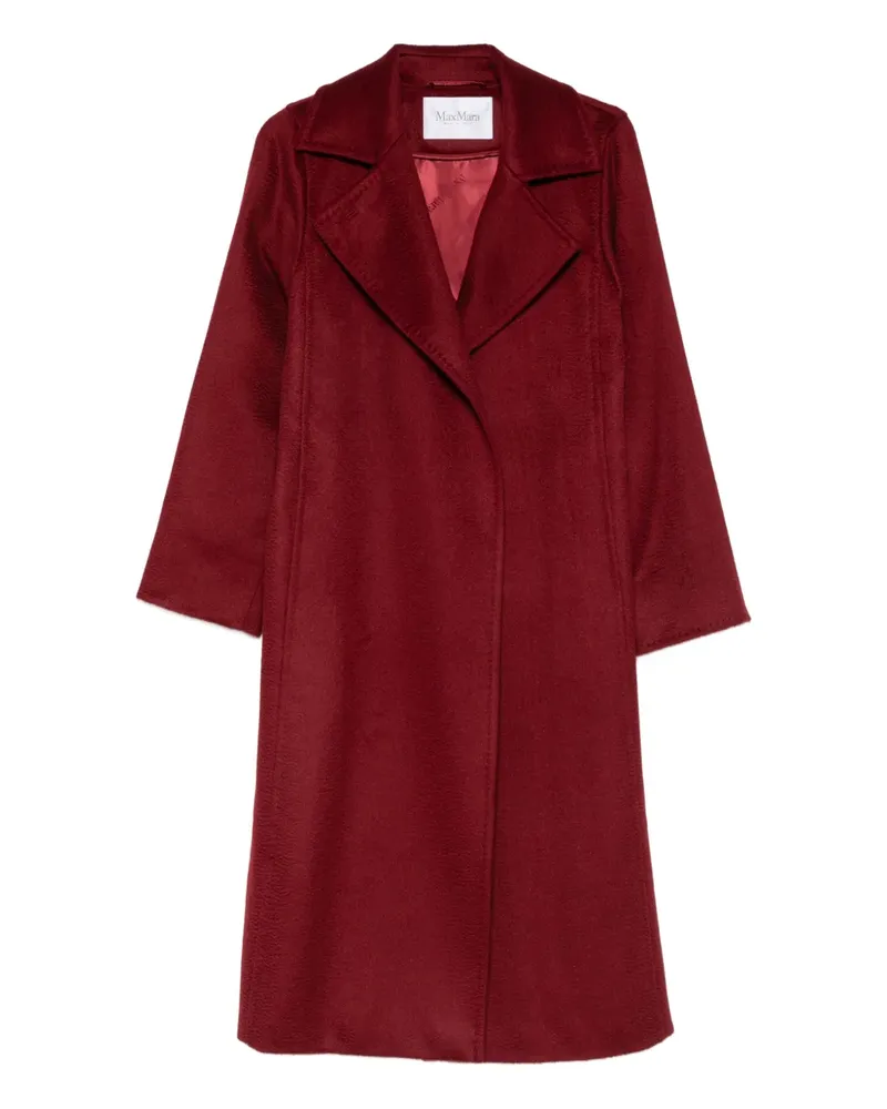 Max Mara Mantel mit fallendem Revers - Rot Rot