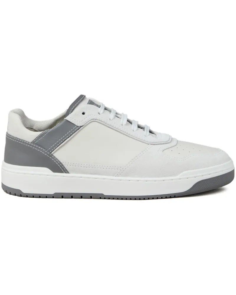 Brunello Cucinelli Sneakers mit Logo-Patch - Weiß Weiß